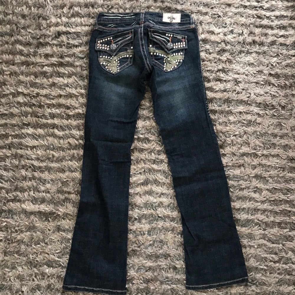 Laguna Beach Jeans with Jewels Embellishment Size 26 - Picture 4 of 10